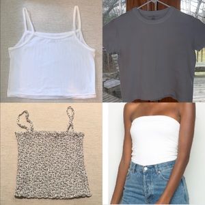 sold. Brandy Melville Shirt Bundle!!